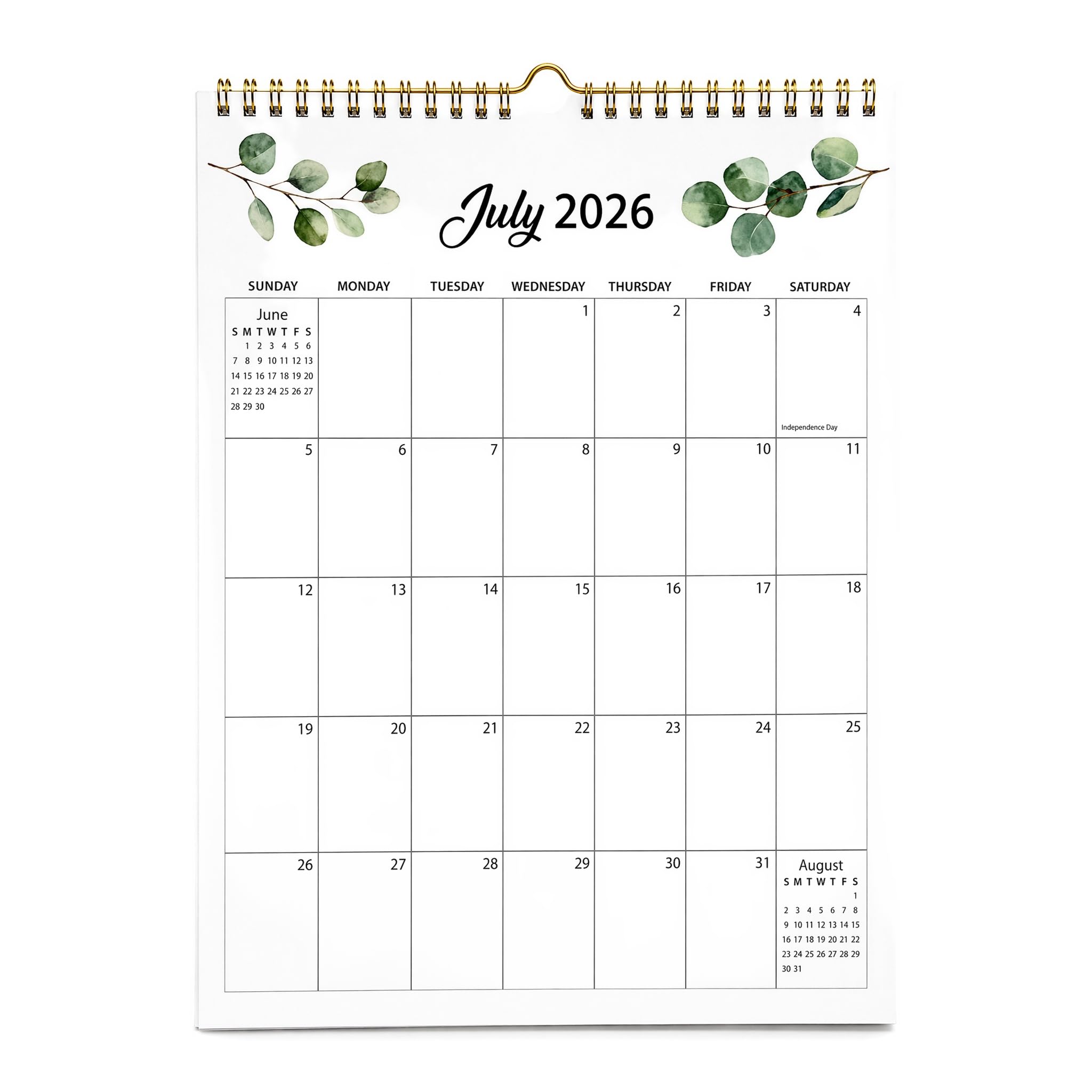 Large Wall Calendar 2026-2027, 18 Month family calendar 2026,Calendar Uk