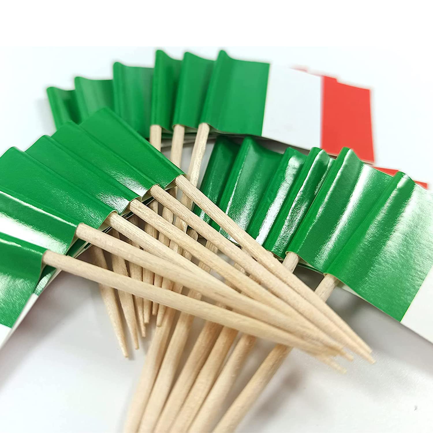 Pays Drapeau National Cocktail Bâtons Piques Cupcake Sandwich Fête Food