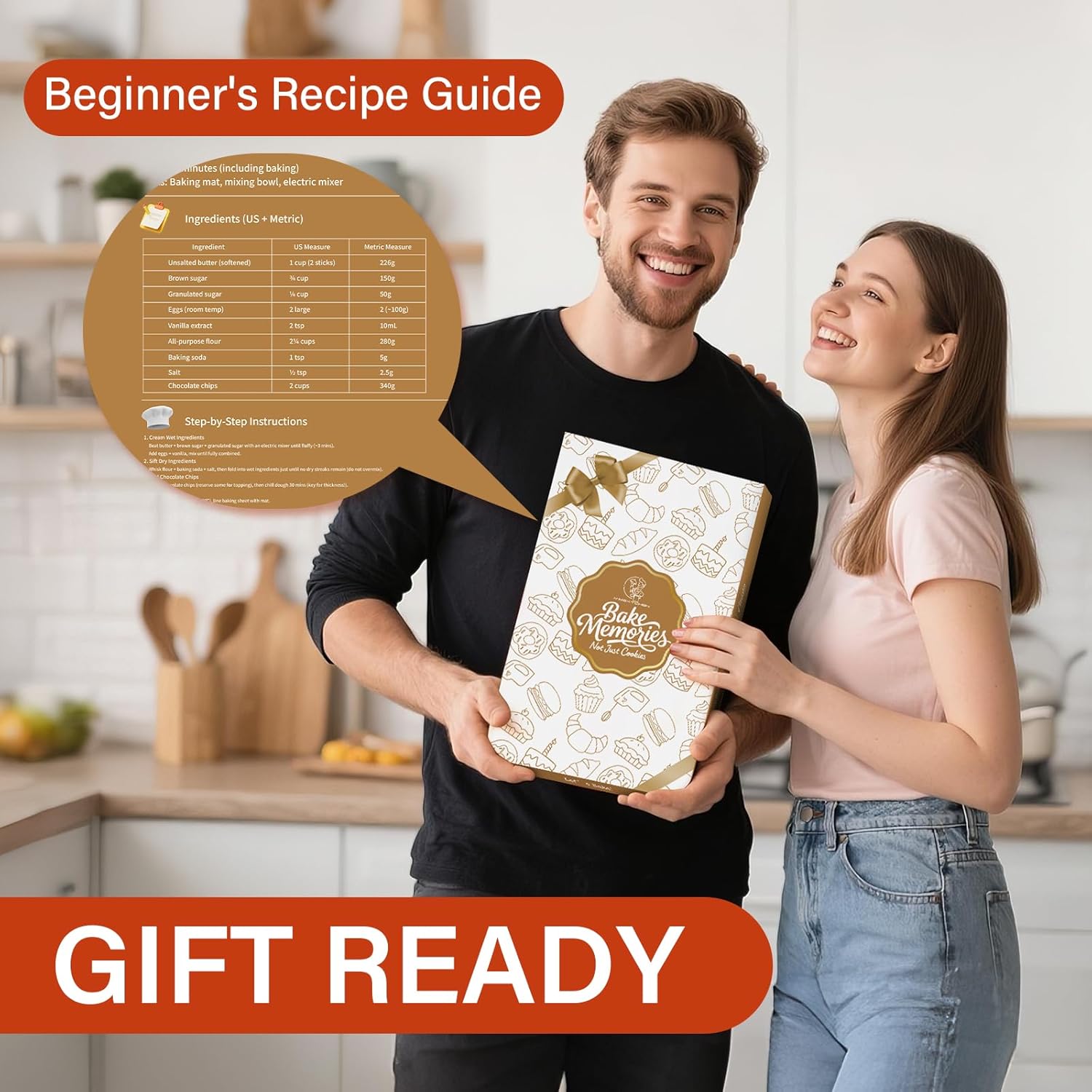 Non-Slip Silicone Baking Mat - 26x16 inch Extra Thick Pastry Mat with Measurements for Sourdough, Macarons, Bread, Pizza, Dough Rolling, Kneading, Heat Resistant to 480°F Gift for Baker Red-Brown 26"L x 16"W image 6 of 7 B0FD2N1ZZ4