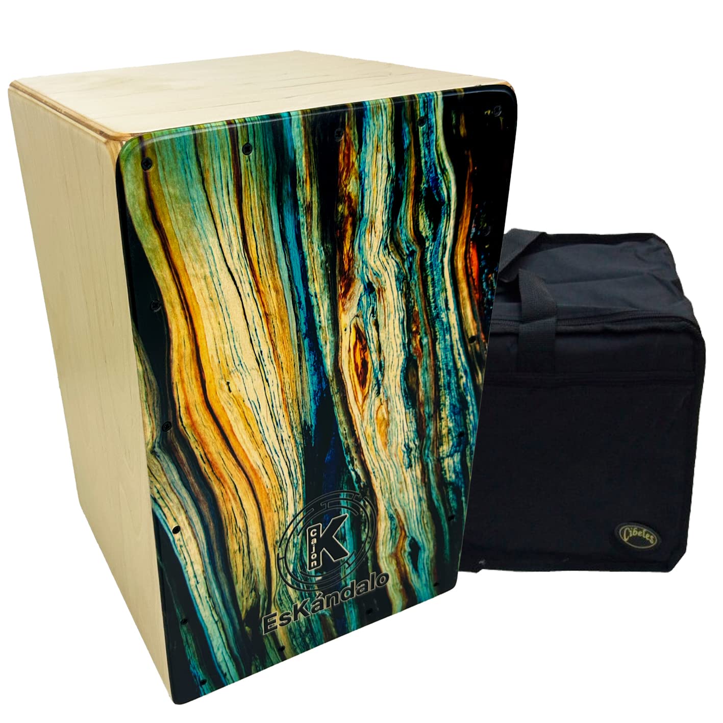 Cajon flamenco Eskandalo Pro (NATURAL CON FUNDA)
