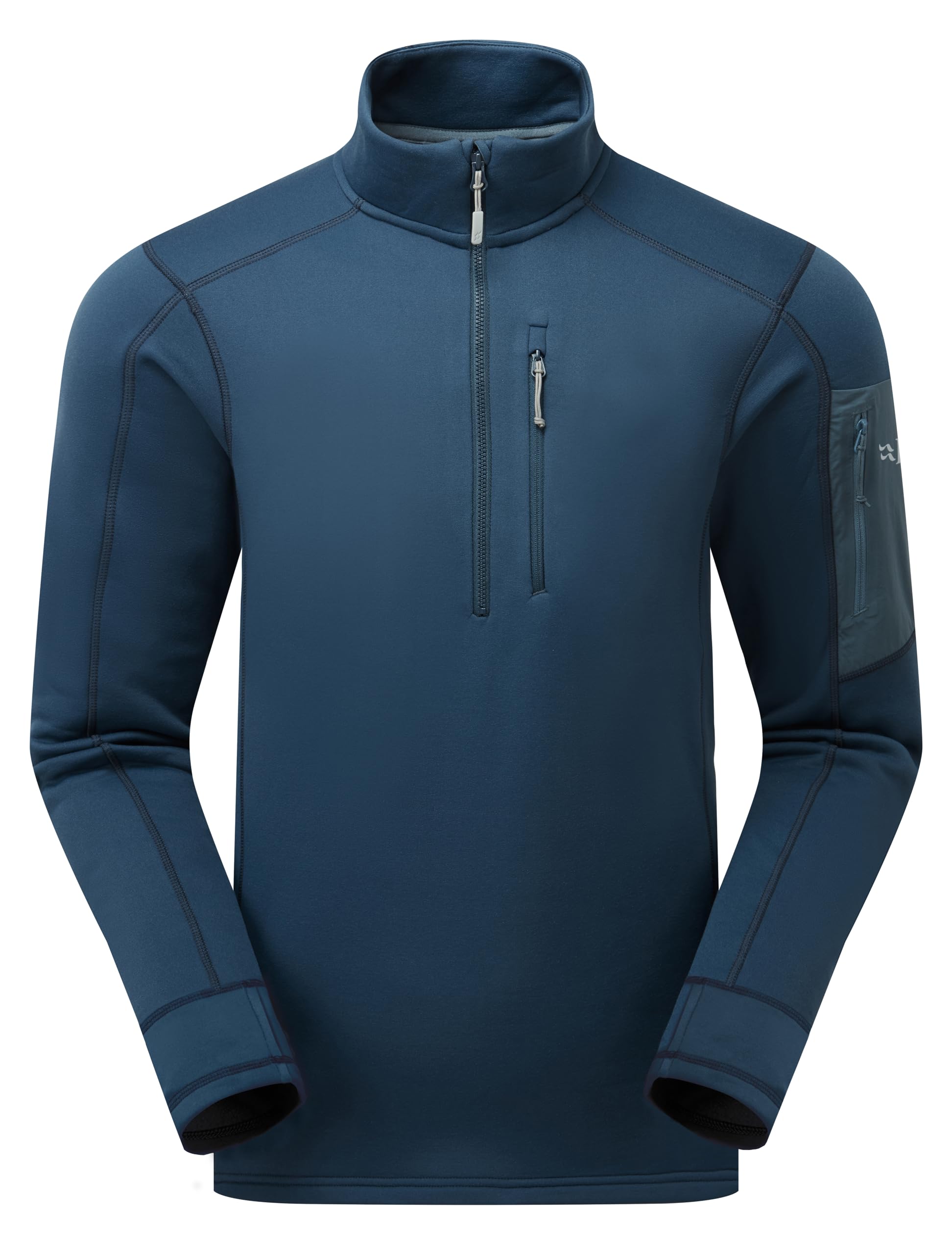 Rab Men's Modulus Pull-On Warm Fleece Jacket for Trekking & Climbing - Tempest Blue - Medium