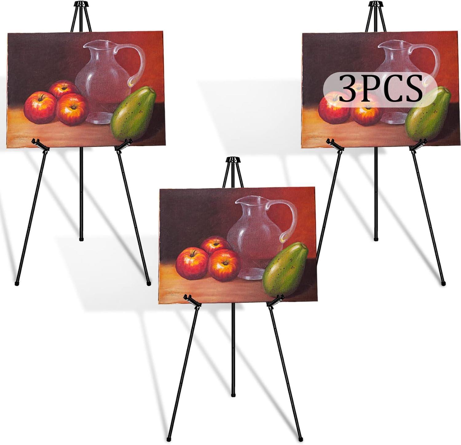 LUNKUIVY 63" Tall Display Easel Folding Instant Poster