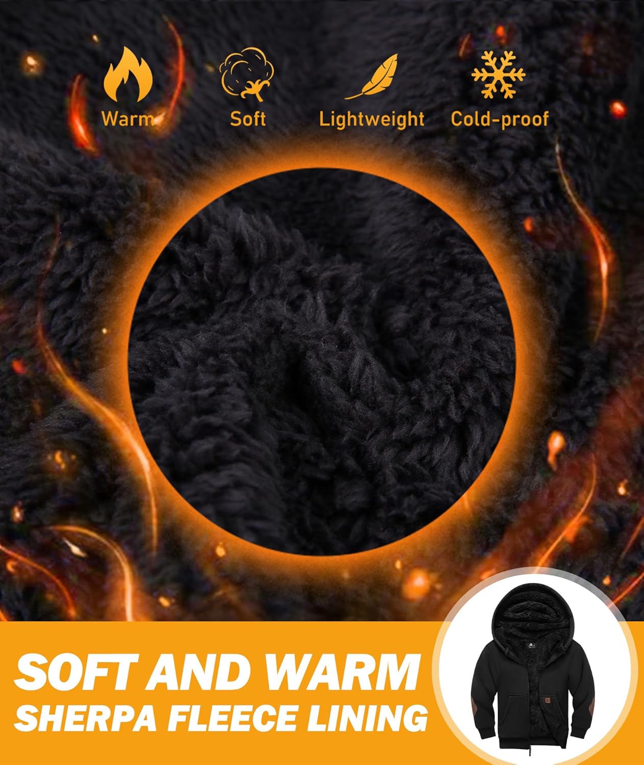 Boys Zip Up Hoodie Kid Fleece Jacket Youth Hooded Sweater Teen Sweatshrit Winter Coats for 6-15 Years - Image 5