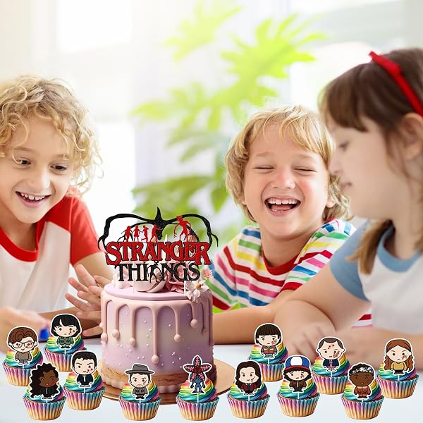 25 Décoration de Gâtea - Ensemble Décoration de Gâteau pour Anniversaire, Fête et Décoration de Gâteau, Décorations de Gâteau Légères pour Cupcakes et Pâtisseries(d - 3