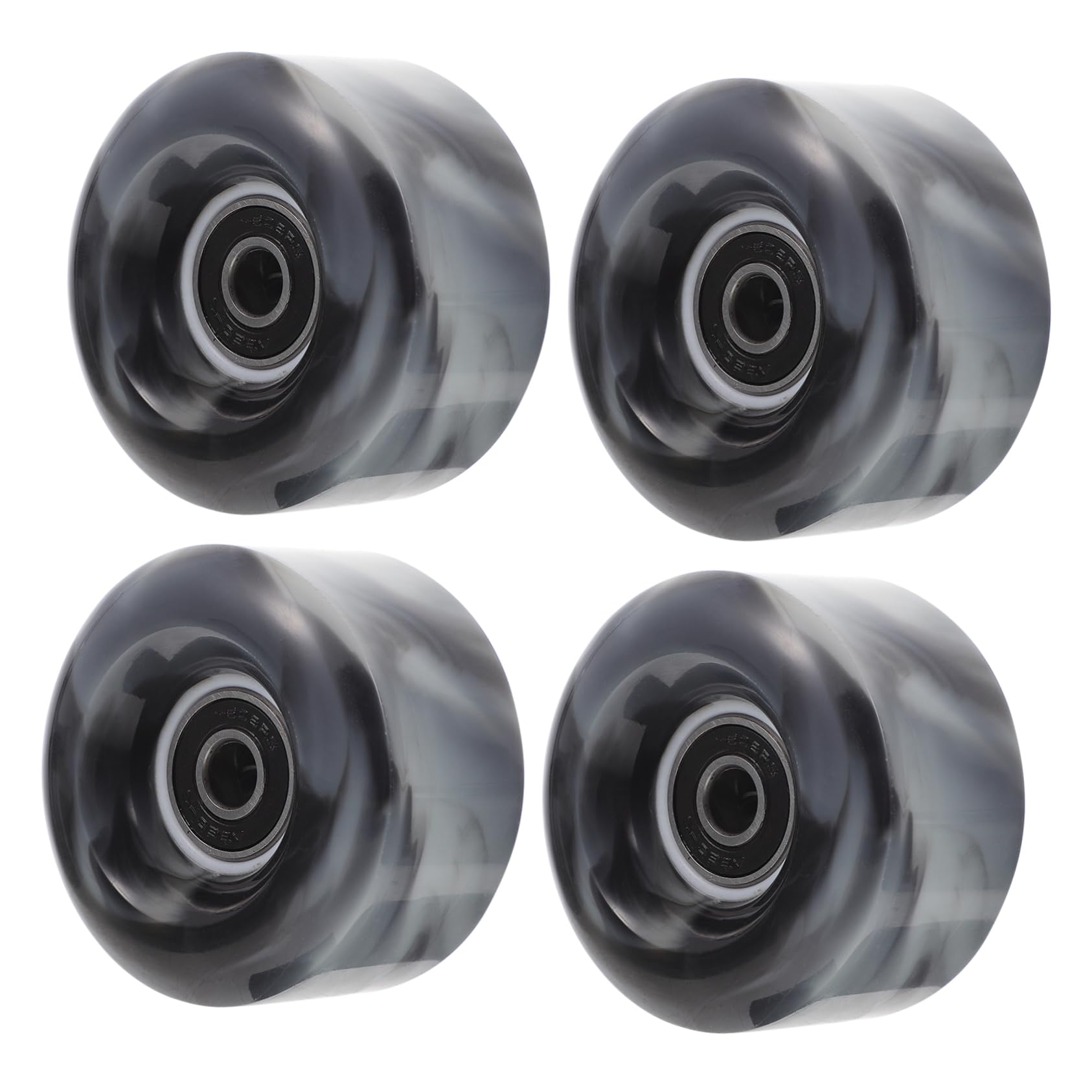 SUPVOX Skating Wheels Set 4pcs Roller Skates Wheels Ice Skates Accessories Pu Material Easy to Use