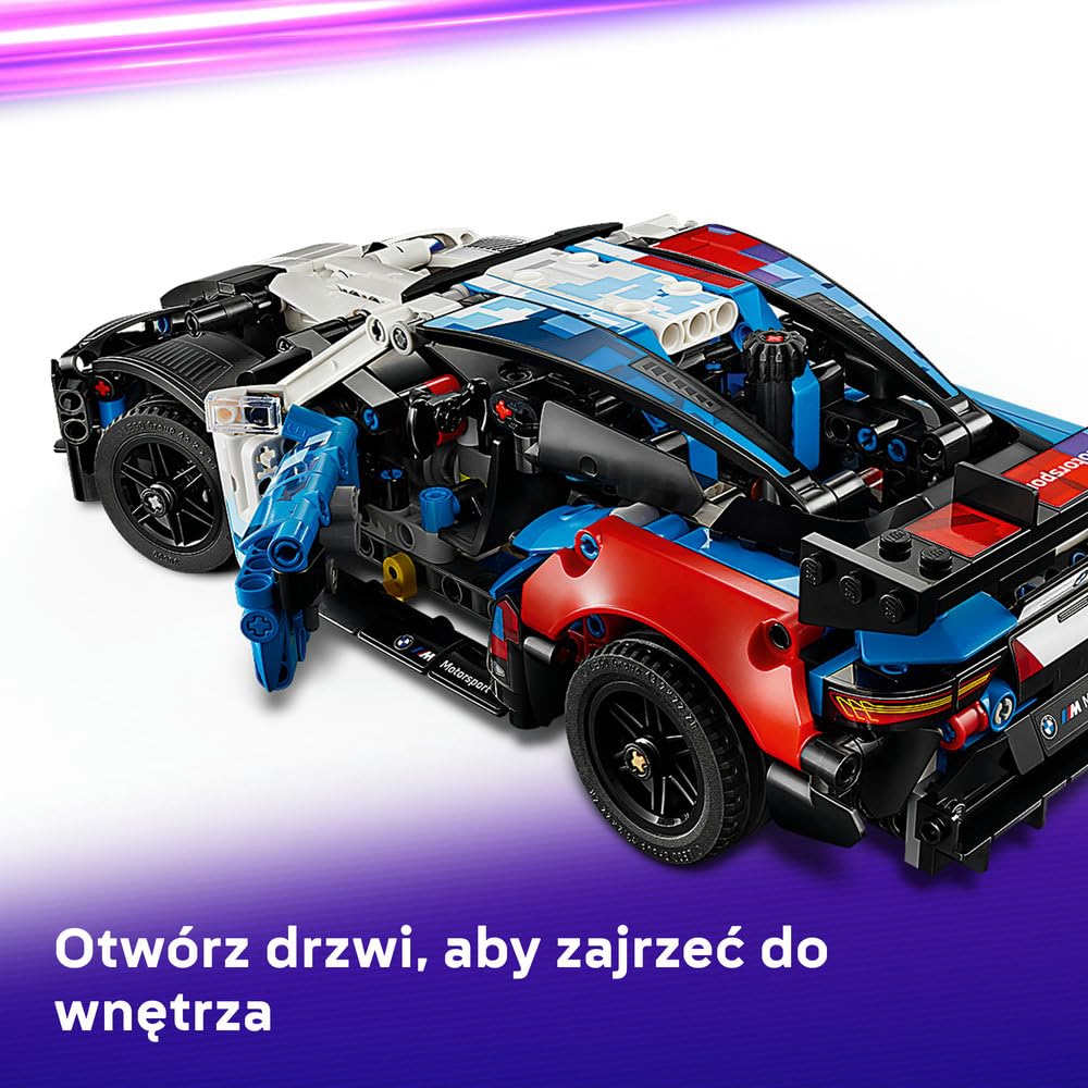 LEGO Technic Samochód wyścigowy BMW M4 GT3 EVO 42226 | Model samochodu, klocki konstrukcyjne, prezent dla fana motoryzacji 11+, zestaw edukacyjny dla dzieci, 747 elementów