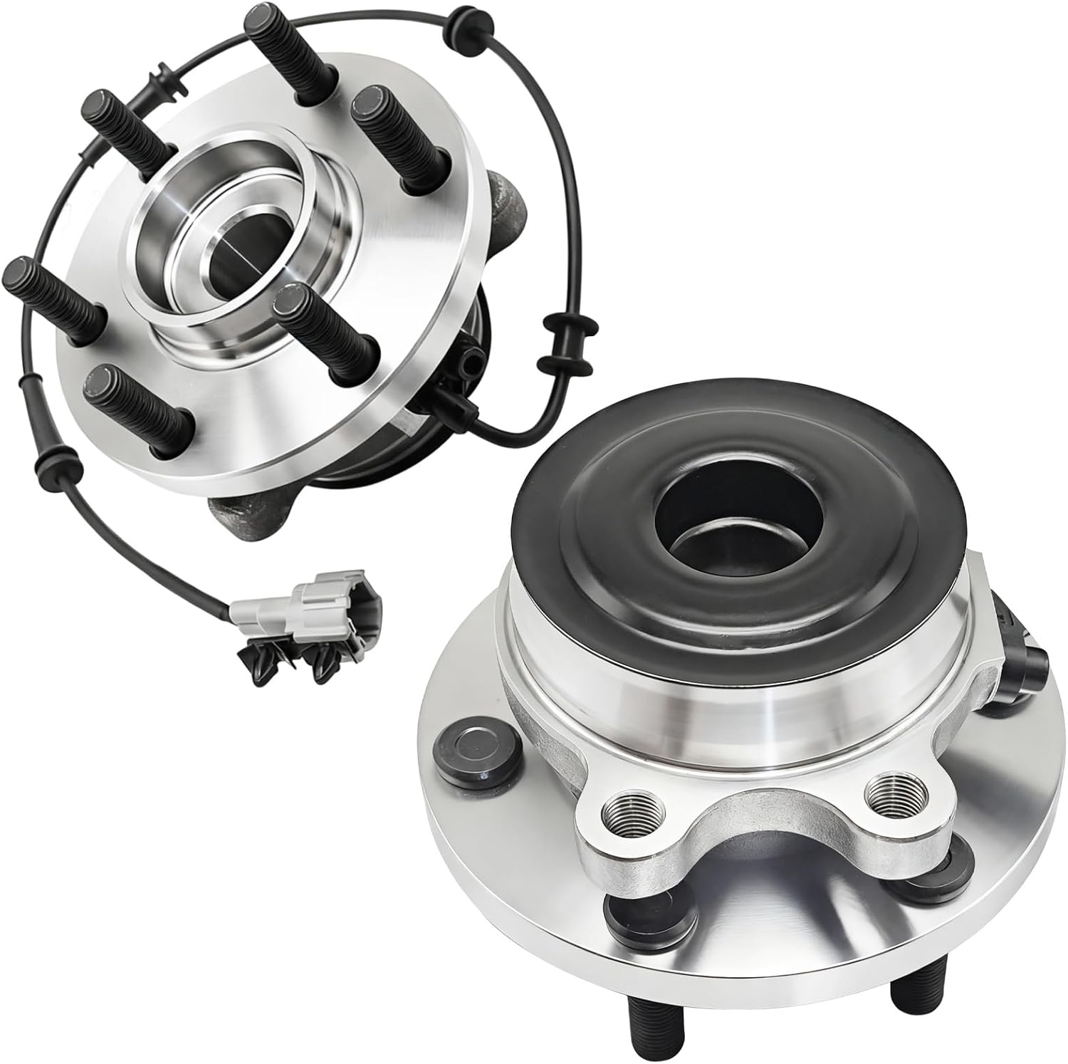 2Pcs 515064 Front Wheel Bearing Hub Assembly Compatible with Nissan Frontier 2005-2018, Pathfinder 2005-2012 Xterra 2005-2015, for Suzuki Equator 2009-2012, 6 Lug w/ABS 515064 Wheel bearing