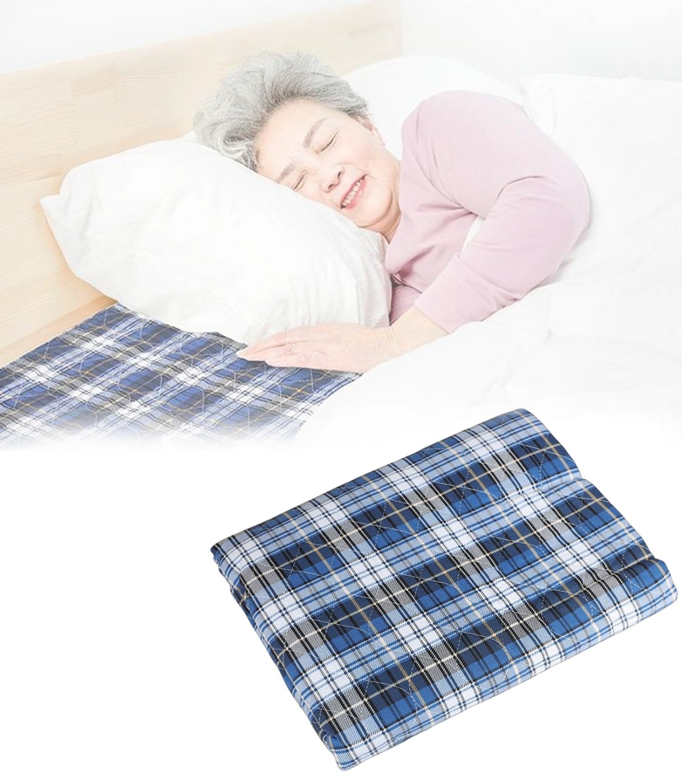 REHOOF Empapadores Incontinencia Cama Adultos Lavables, Protector De Cama Súper Absorbentes Reutilizables, Empapadores Impermeable para Incontinencia, Niños, Adultos Mayores, Encamados A,150×180cm