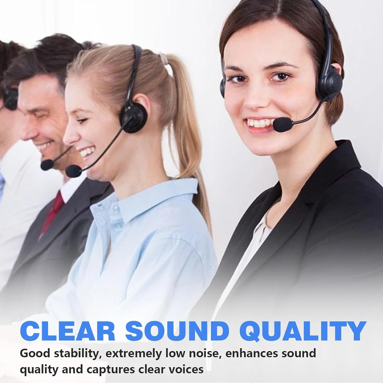 17cm Universal 3.5mm Microphone, Detachable Replacement Microphone, 360 Degree Flexible Replacement Game Mic for Most Gaming Headsets, Controllers, Smart Devices image 5