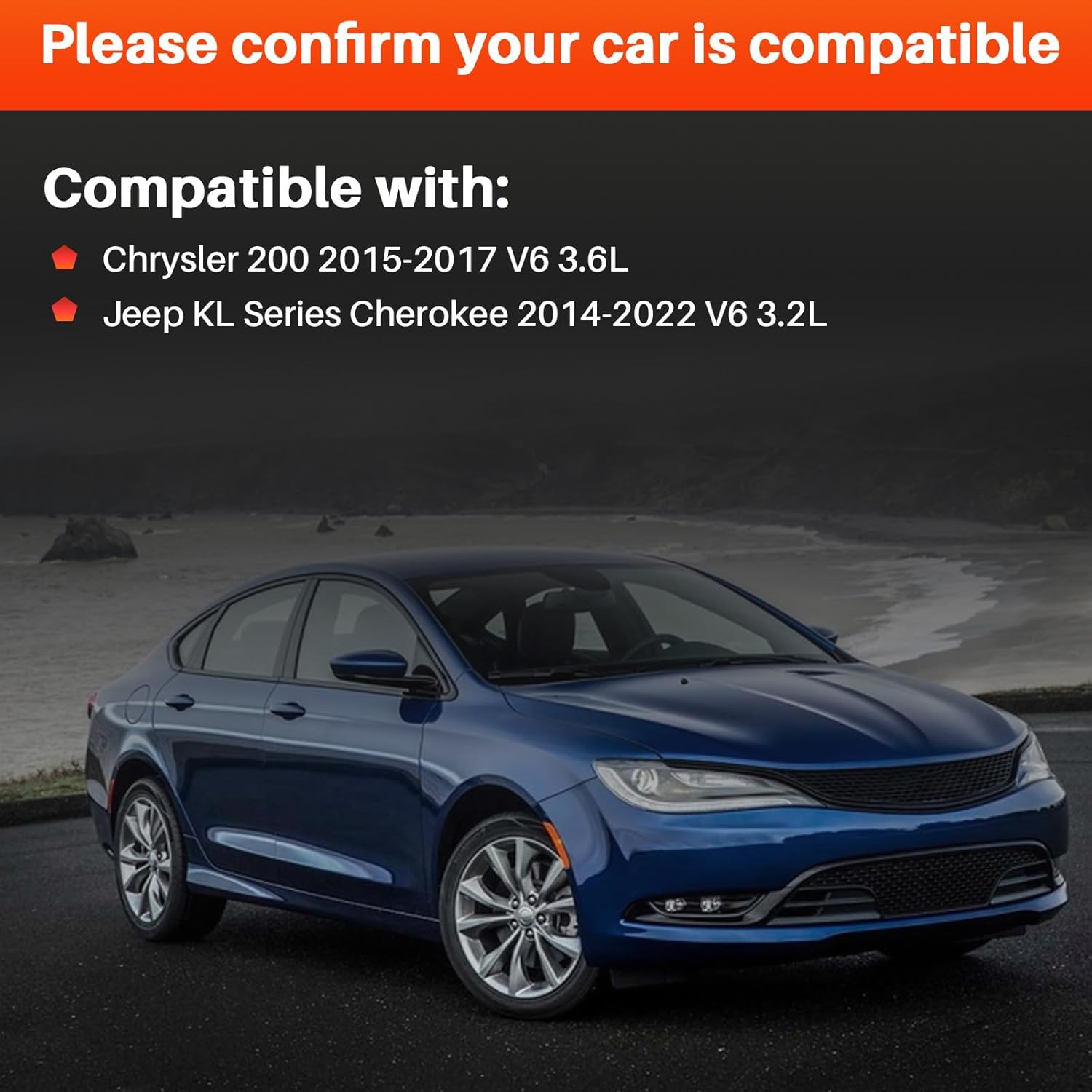 4210000821 Alternator for 2015-2017 Chrysler 200 3.6L,2014-2022 Jeep Cherokee V6 3.2L,12V 160Amp