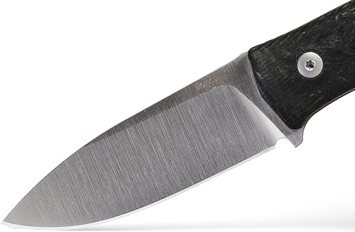 Miniatura 5 de LionSTEEL M4 Bushcraft - Cuchillo de hoja fija, hoja de acero sinterizado M390, funda de cuero