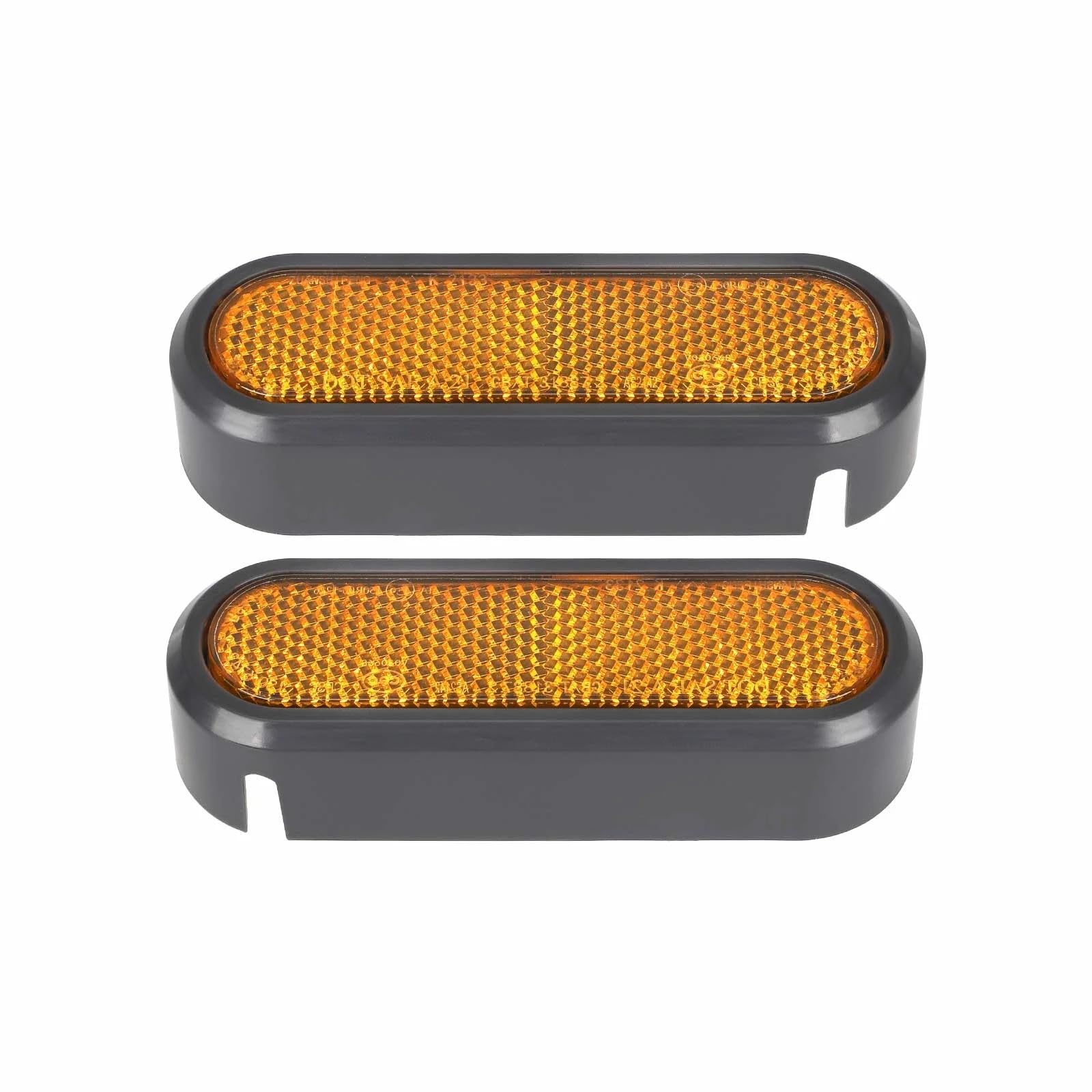 Copertura laterale riflettente con viti per Xiaomi 5/5Pro/5Max/5Plus Scooter Elettrico Giallo Strisce Riflettenti Posteriori Set Accessori