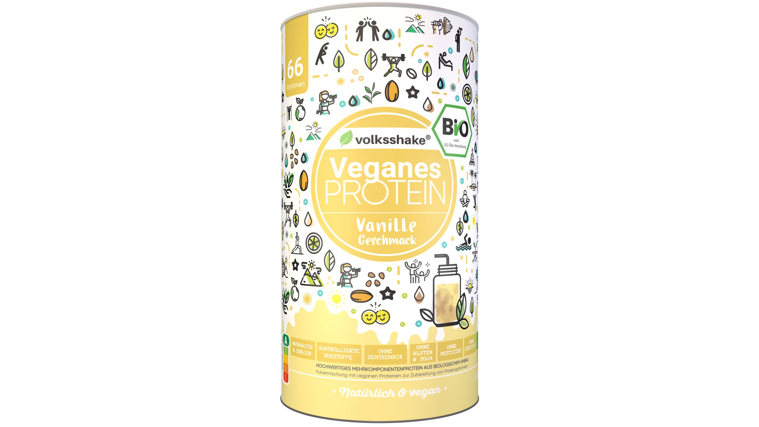 Volksshake BIO Protein Vanille (1000 g)