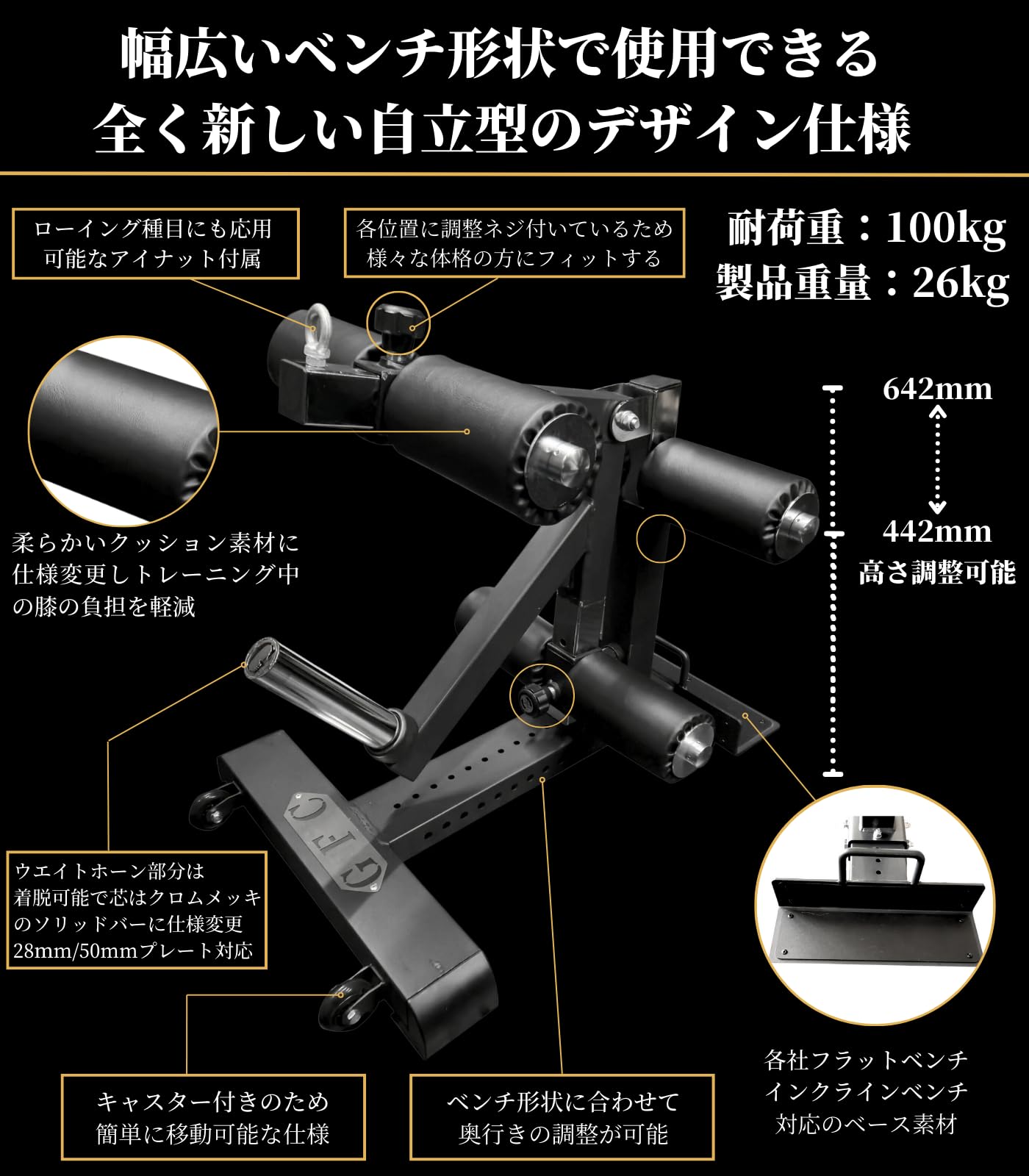 Amazon | GentlemanFitnessClub レッグストレングス 