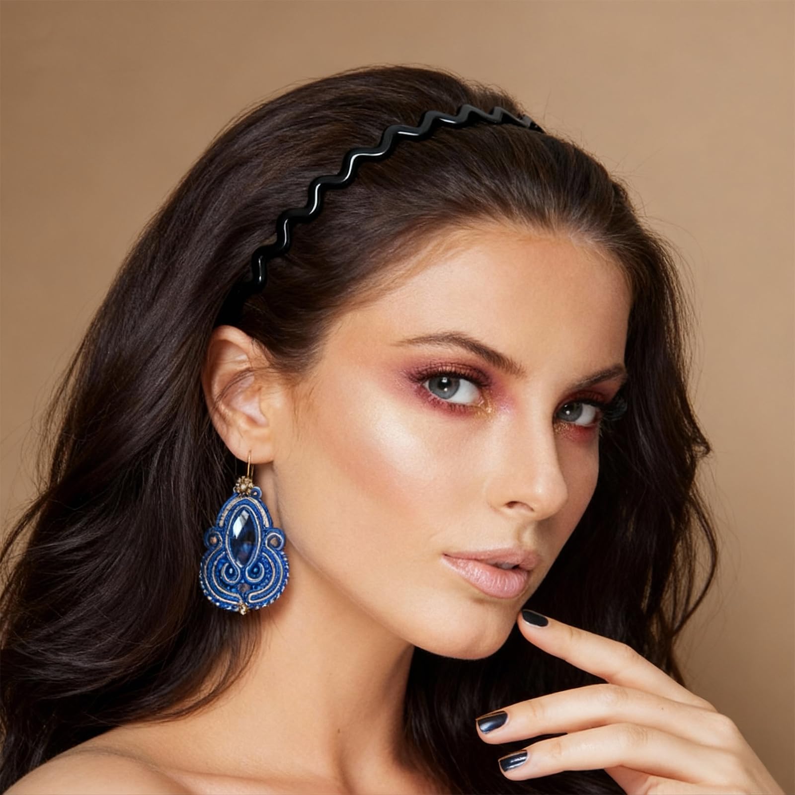 Zigzag Headbands - 2-Pack for Volume & Style -3