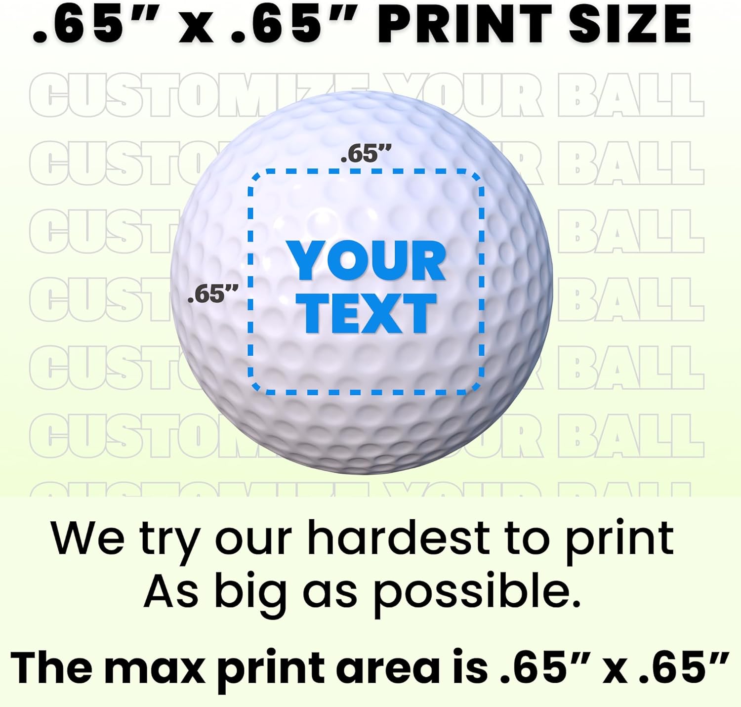 – Personalized Golf Balls Created Using Bridgestone Tour B X – Add Your Logo, Photo, or Text, 12-Pack – Ideal for Corporate Gifts or Custom Golf Accessories