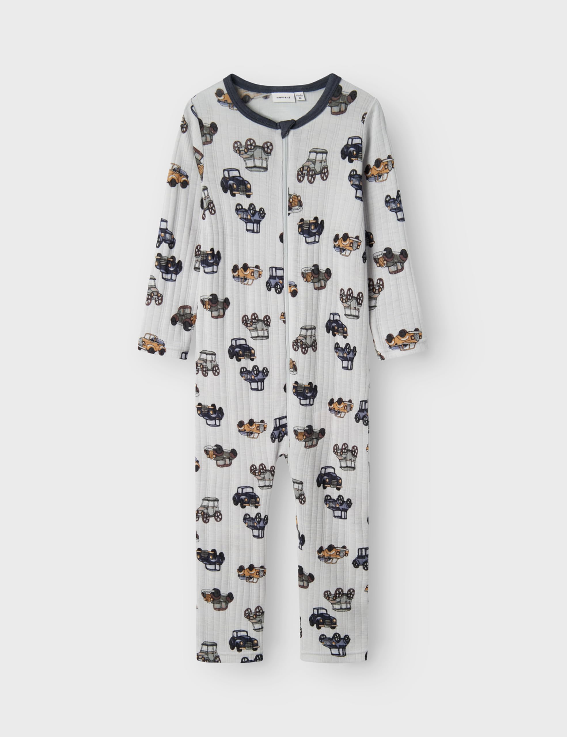NAME IT kombinezon do spania Chłopcy Nmmwang Wool Needle Nightsuit Noos