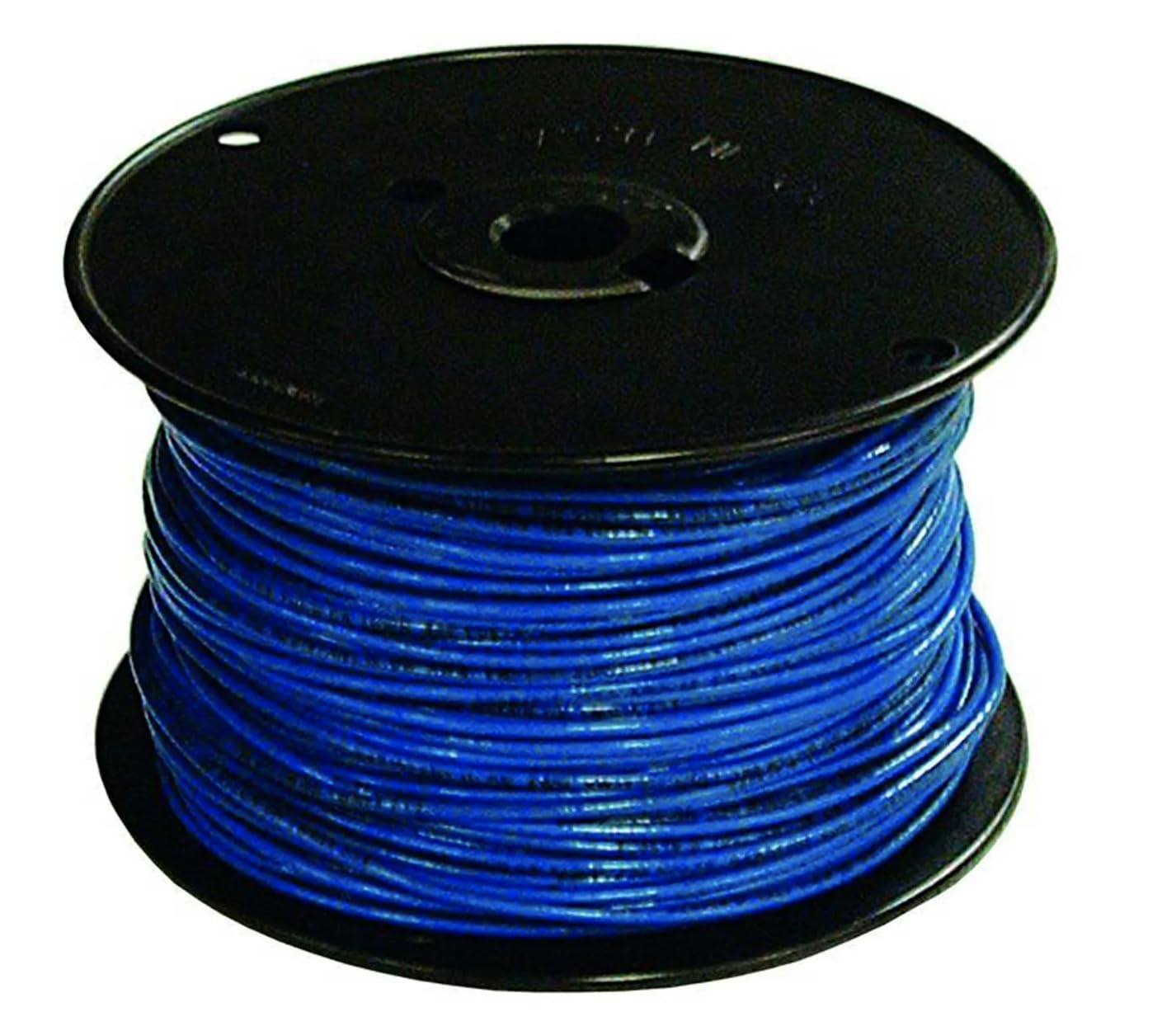 14 Gauge THHN Copper Stranded, 500 Foot Reel, Blue, 14 AWG, Up to 600 Volt Rated, UL Listed, Rated THHN and THWN, Thermoplastic Insulation/Nylon Sheath, Heat, Moisture, Gasoline and Oil Resistant II