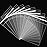 180Pcs Clear Self Sealing Cellophane Bags 5x7 Inches 1.4 Mils Clear Plastic Poly Bags Reusable Self Adhesive OPP Bags Cello Bag for 5x7 Photos, Bakery Cookie Bag, Treat, Jewelry, Envelopes, Cards