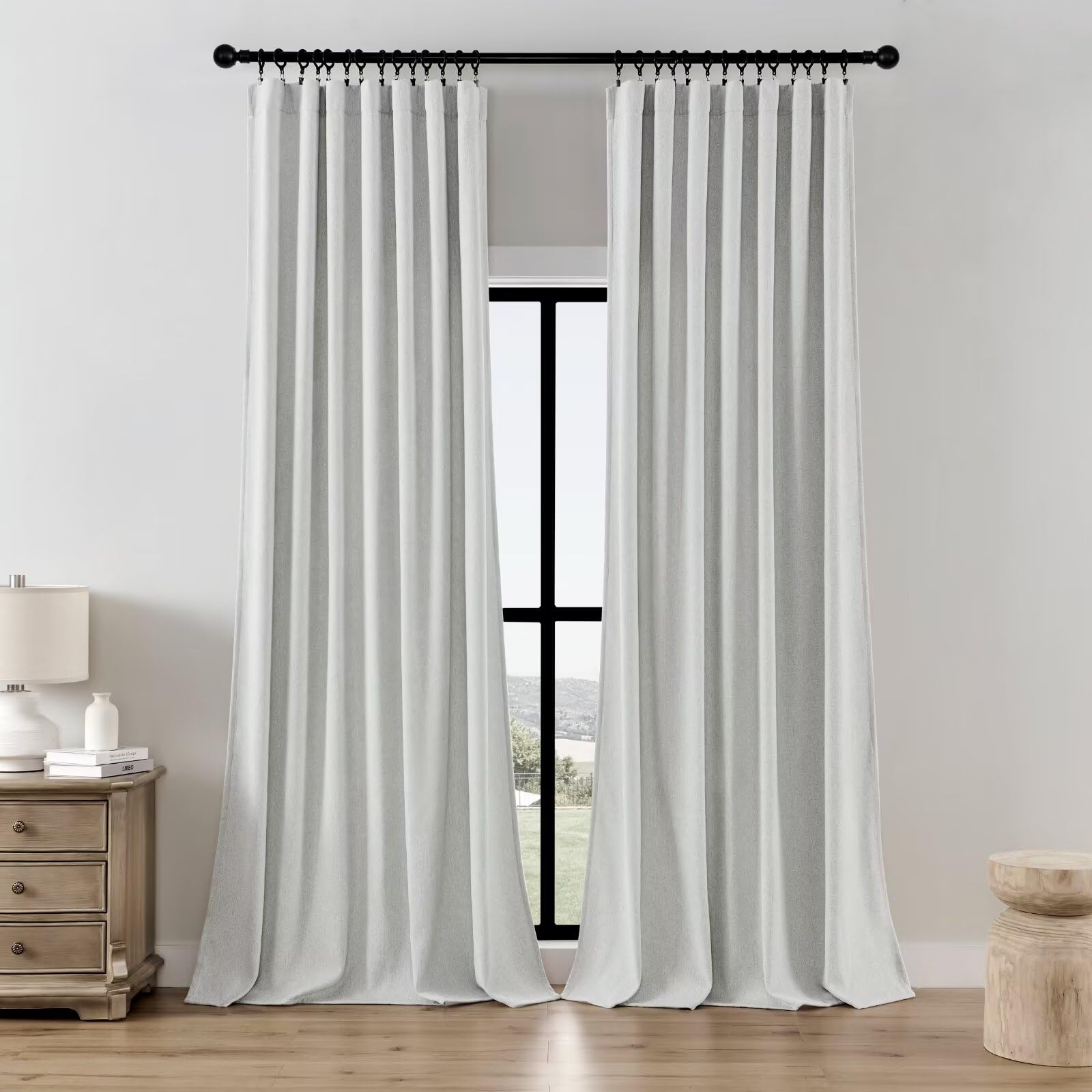 Rideaux occultants Joydeco JD21032-OWH-84 isolation thermique chambre