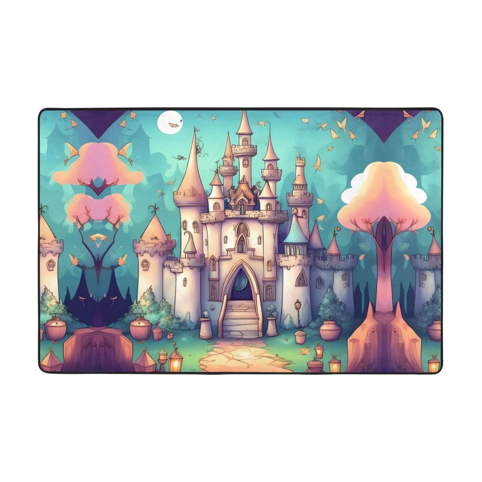 Tapis de sol classique en flanelle HYTTER 182,9x121,9 cm pour salon