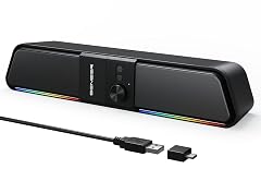 SENZER CS20 2 in 1 Bluetooth Computer Speakers for Desktop USB Plug Play Clear Sound PC Speakers with