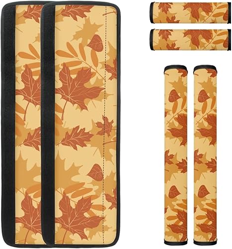 Autumn Leaf - Juego de 6 fundas para manijas de refrigerador, fundas para manijas de electrodomésticos de Acción de Gracias para lavavajillas y