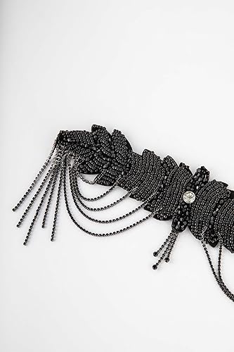 Miniatura 2 de BABEYOND Tocado Flapper para mujer Diadema de Gatsby de los años 20, accesorios vintage para mujer