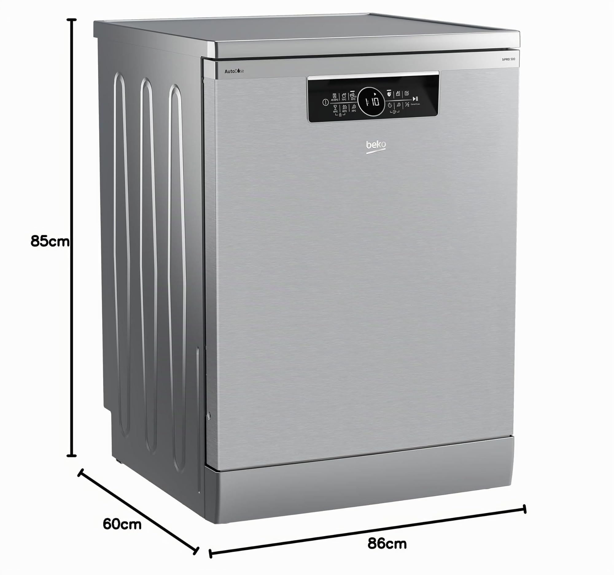 Lave-vaisselle BEKO BDFN36640XA Acier inoxydable (60 cm)