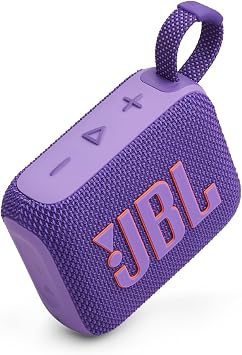 JBL GO 4 Portable Bluetooth Speaker IP67 Waterproof Dustproof Compact Lightweight Outdoor Auracast 45mm Driver Purple