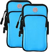 Vista 8 de Paquete de 2 brazaletes de teléfono para correr, soporte de teléfono celular para iPhone 13, 12, 11 Pro Max, Xs Max Xr X 8, 7, 6S, 6 Plus SE/Galaxy