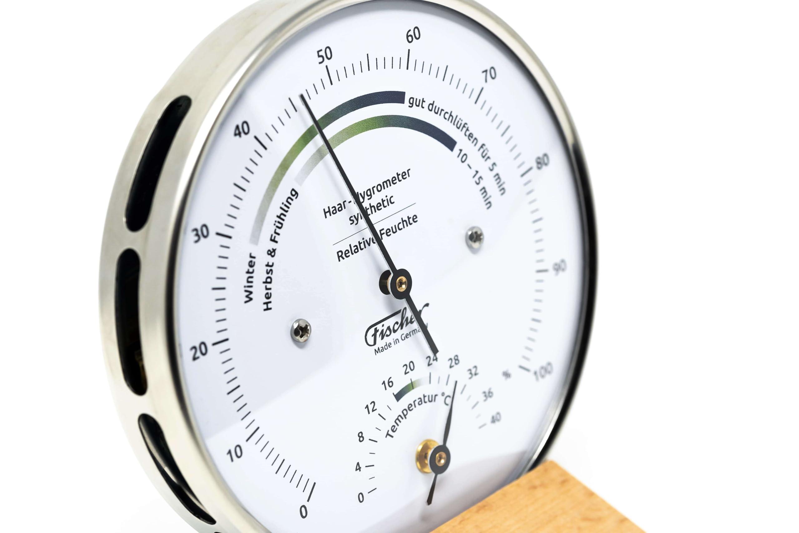Fischer 122.01HT-02 - Higrómetro con termómetro