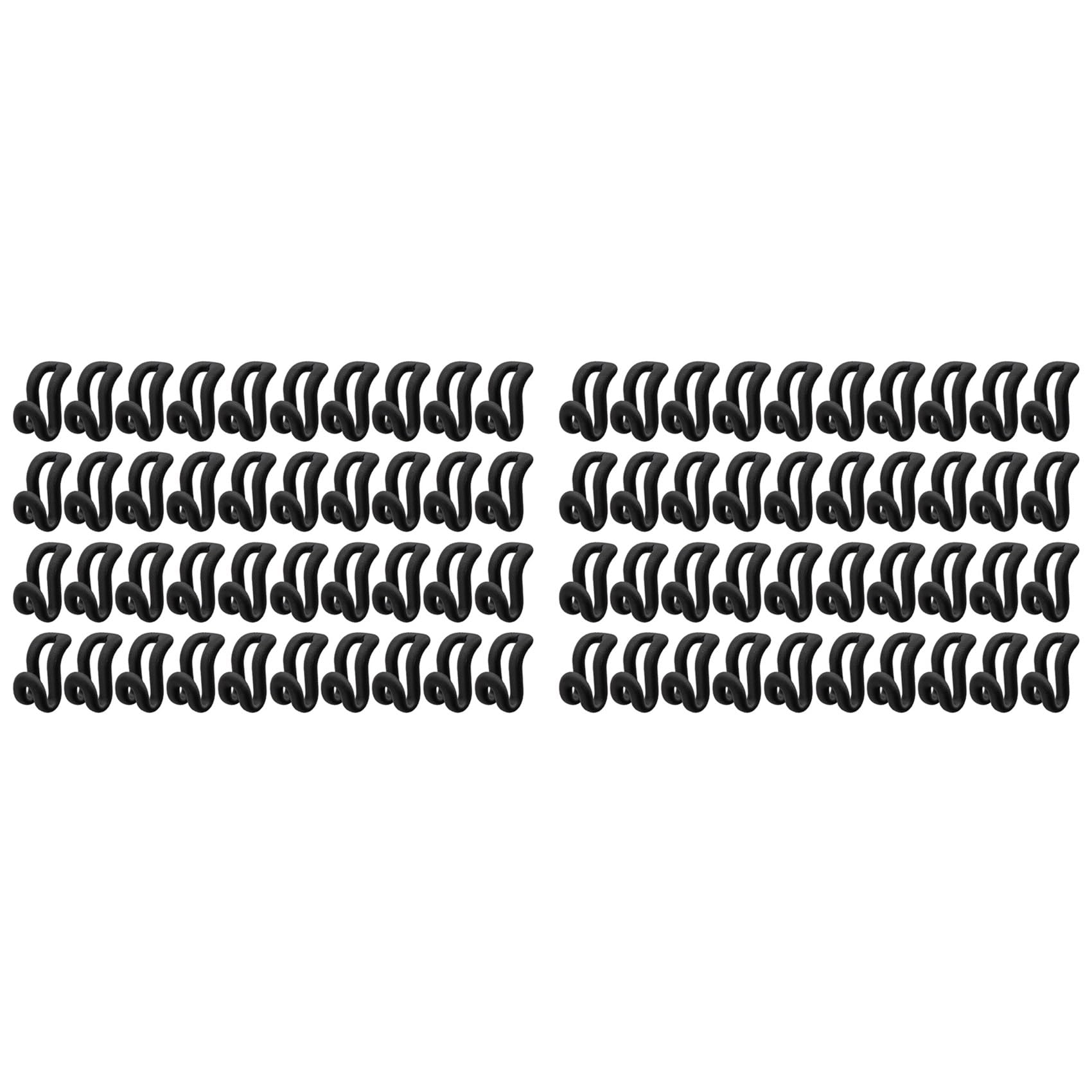 Hndhbfgrt Clothes Hanger Connector Hooks,Flocking Hanger Hooks Space Saver Duty Clothes Hangers Hooks for Closet Organizer, 80PCS