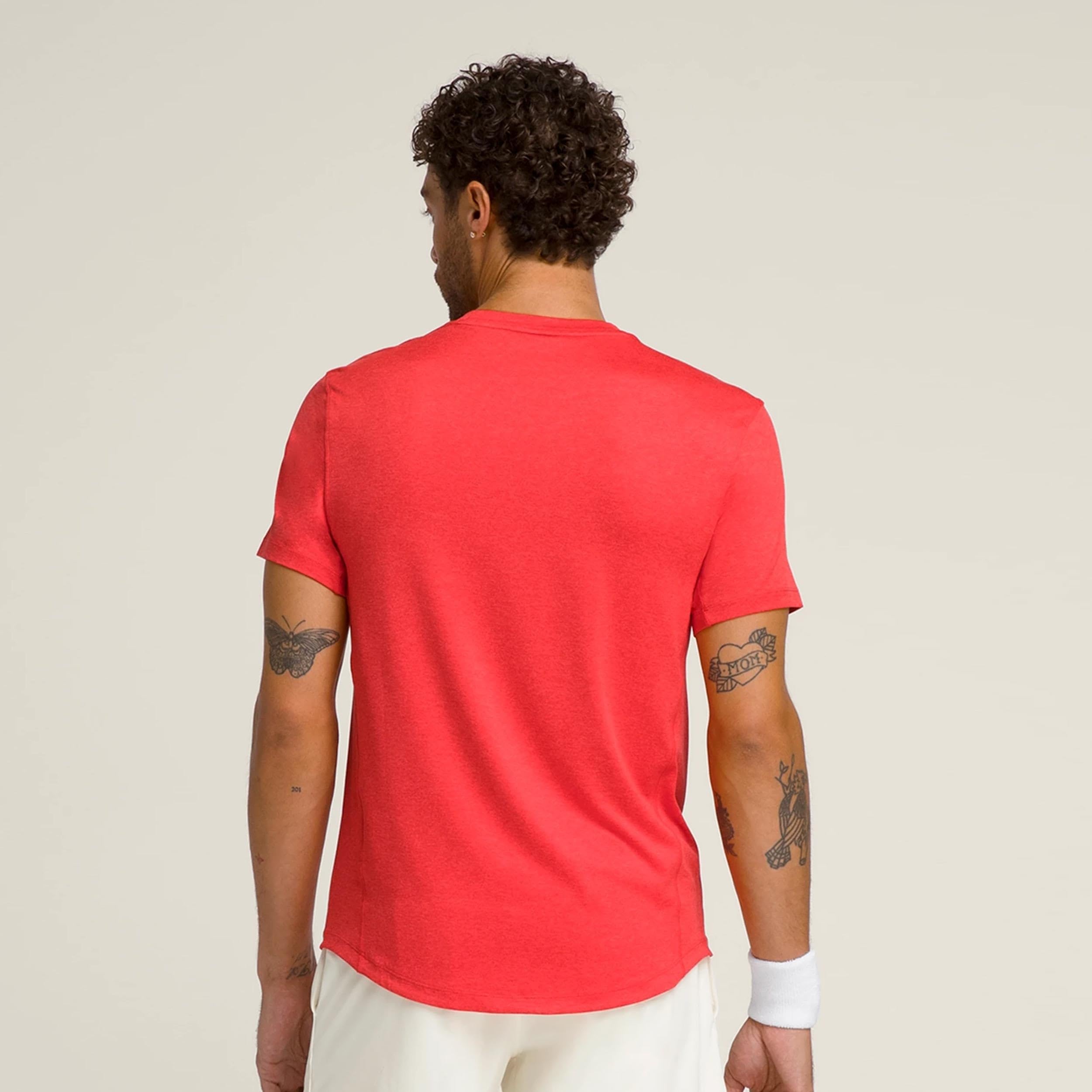 Wilson Everyday Performance Camiseta de Manga Corta Hombres Rojo