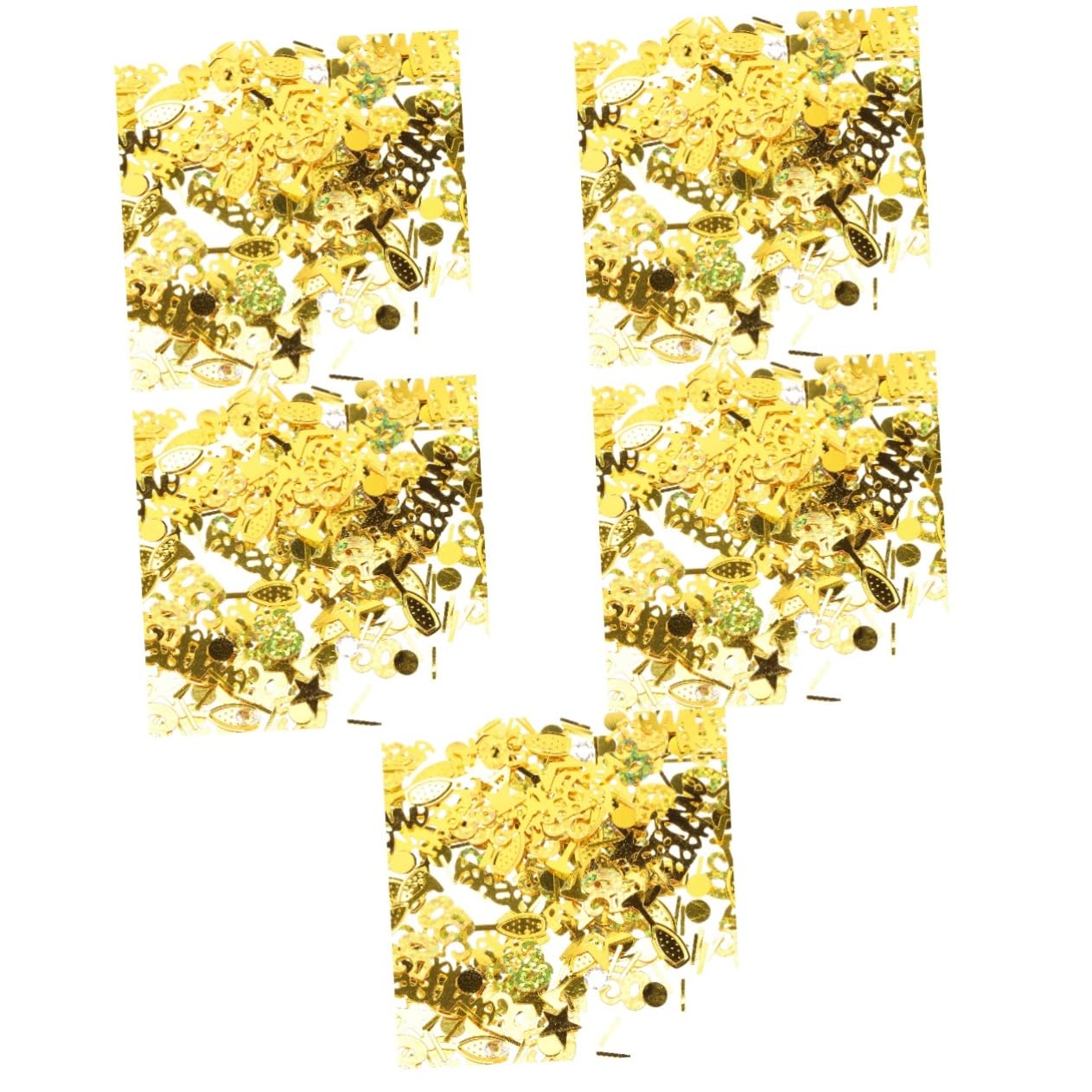 Abaodam 15packungen Hochzeitsjubiläum Konfetti Glitzernde Bunte Dekoration Für Unvergessliche Feiern Für Tischstreuung Einladungen Und Mehr Pack Mit Verschiedenen Formen Und Langlebigem
