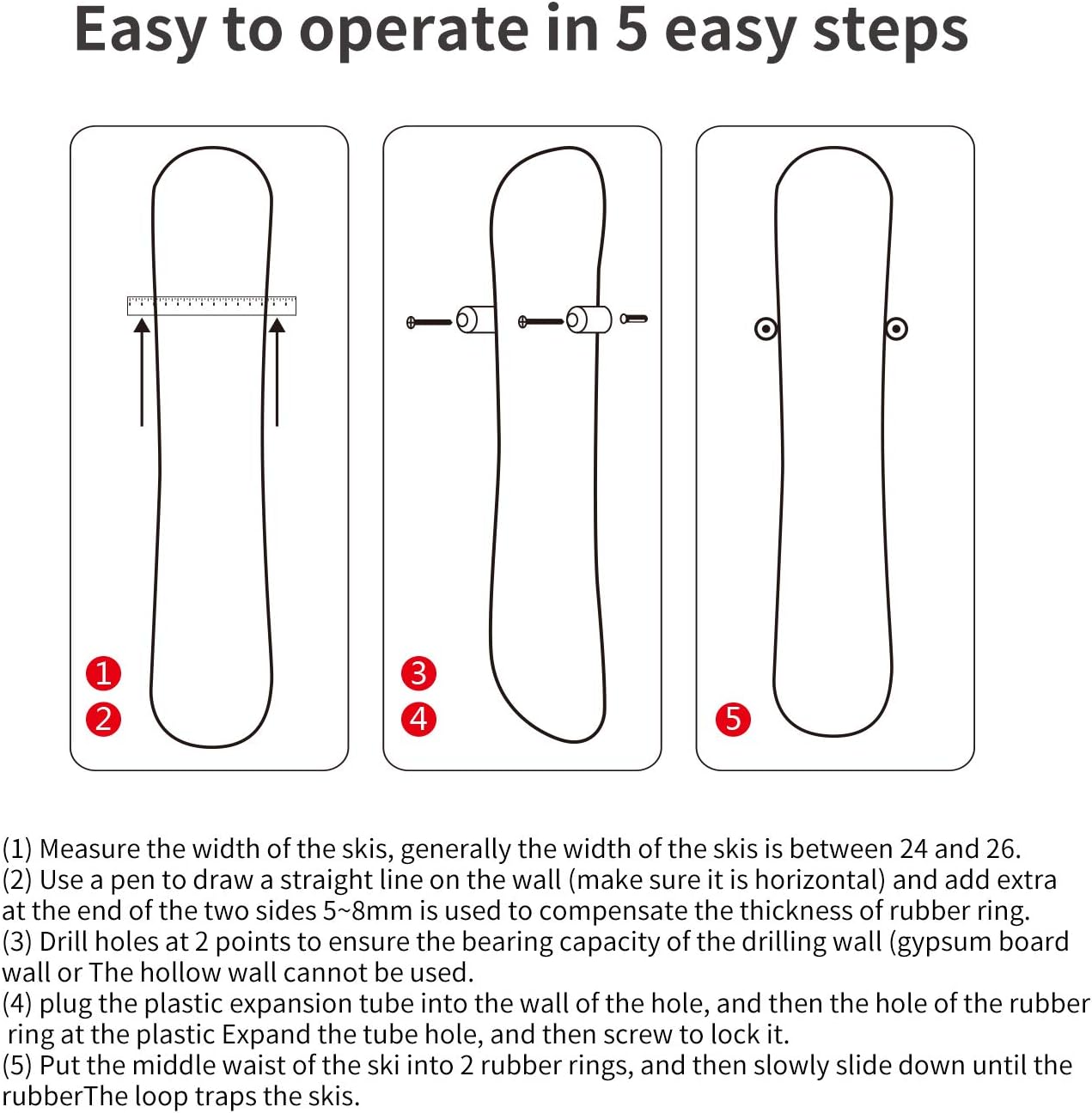 XCMAN Snowboard Skateboard Wall Mount Bullet Display Hanger Indoor Snowboard Storage Racks : Sports & Outdoors