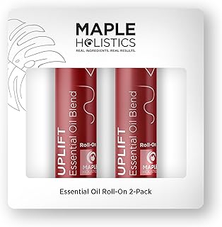 Uplift Essential Oil Roll On - Aromatherapy Essential Oil Roller with Lavender and Citrus Calming Essential Oils - Happy a...