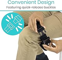 Vista 8 de Vive Correa de levantamiento de muslos (paquete de 2) - Banda de asistencia para dominadas - Herramienta de muñeca acolchada para movimiento