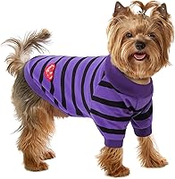 Vista 44 de Camiseta a rayas para perros y gatos, chaleco de algodón para primavera, verano, para mascotas, adecuada para mascotas pequeñas y medianas