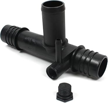 CNS Upper Radiator Coolant Hose Connector Pipe Tube Compatible with 00-02 LINCOLN/JAGUAR 3.0L 182cid / 183cid V6 DOHC