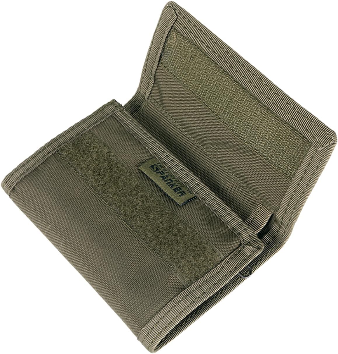 EXCELLENT ELITE SPANKER Nylon Trifold Wallet for Men ID Card Holder Tactical Military Wallet with Coin Pocket Outdoor Wallet