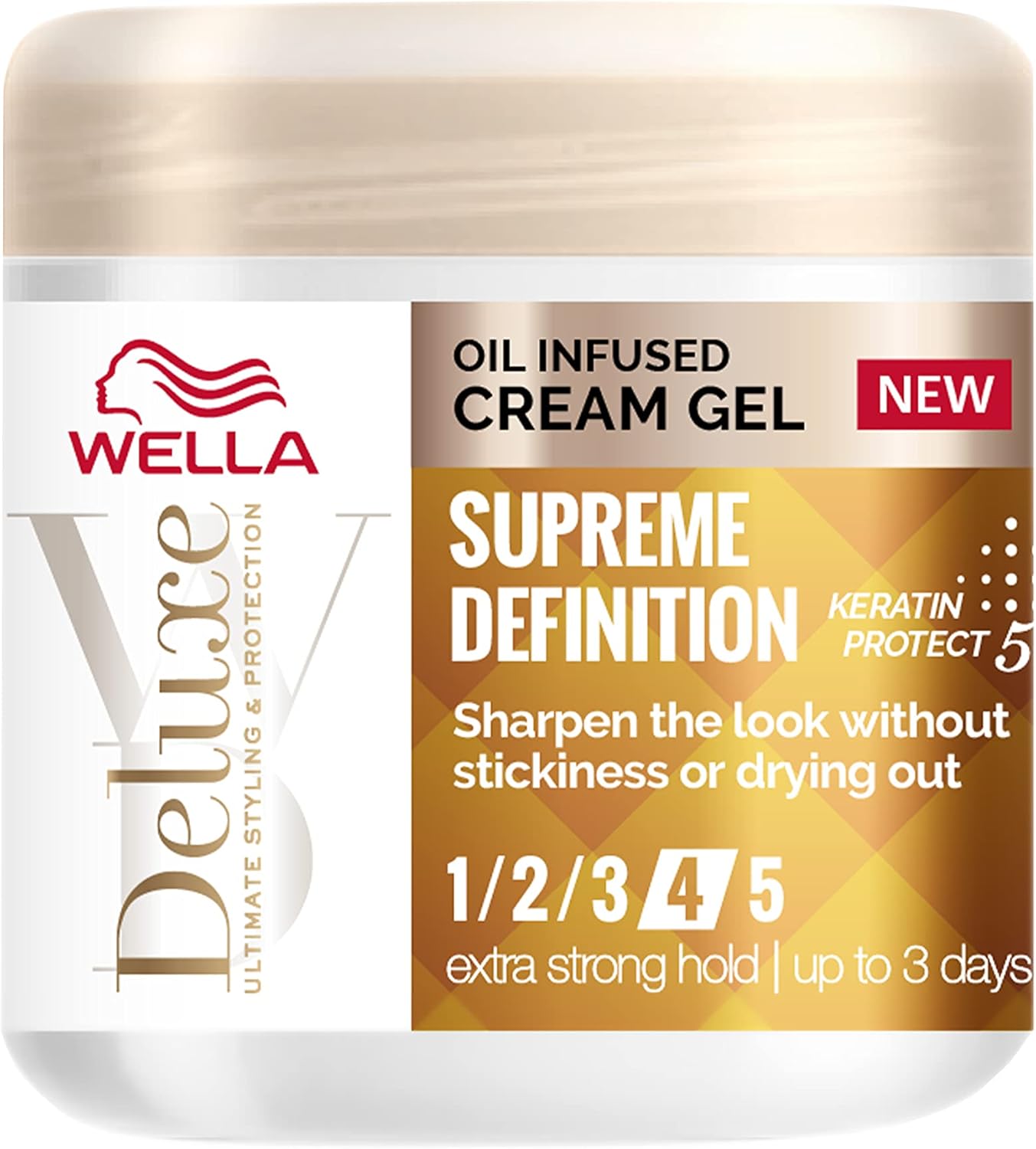 Wella Deluxe Supreme Definition Oil Infused Cream Gel, 150ml Amazon