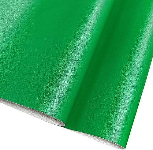 Miniatura 50 de HYANG - Hojas de piel sintética de color liso beige, 1 rollo de 12 x 53 pulgadas, piel sintética ideal para hacer proyectos de manualidades hechos a