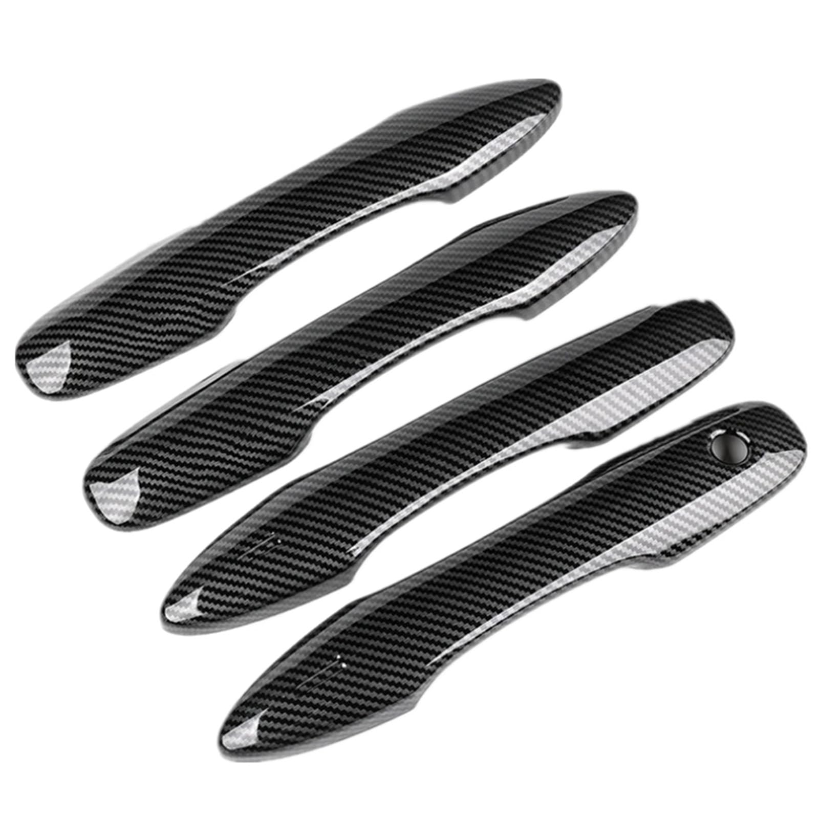 Cache extérieur porte pour Corolla 2019-2024 anti-rayures style carbone