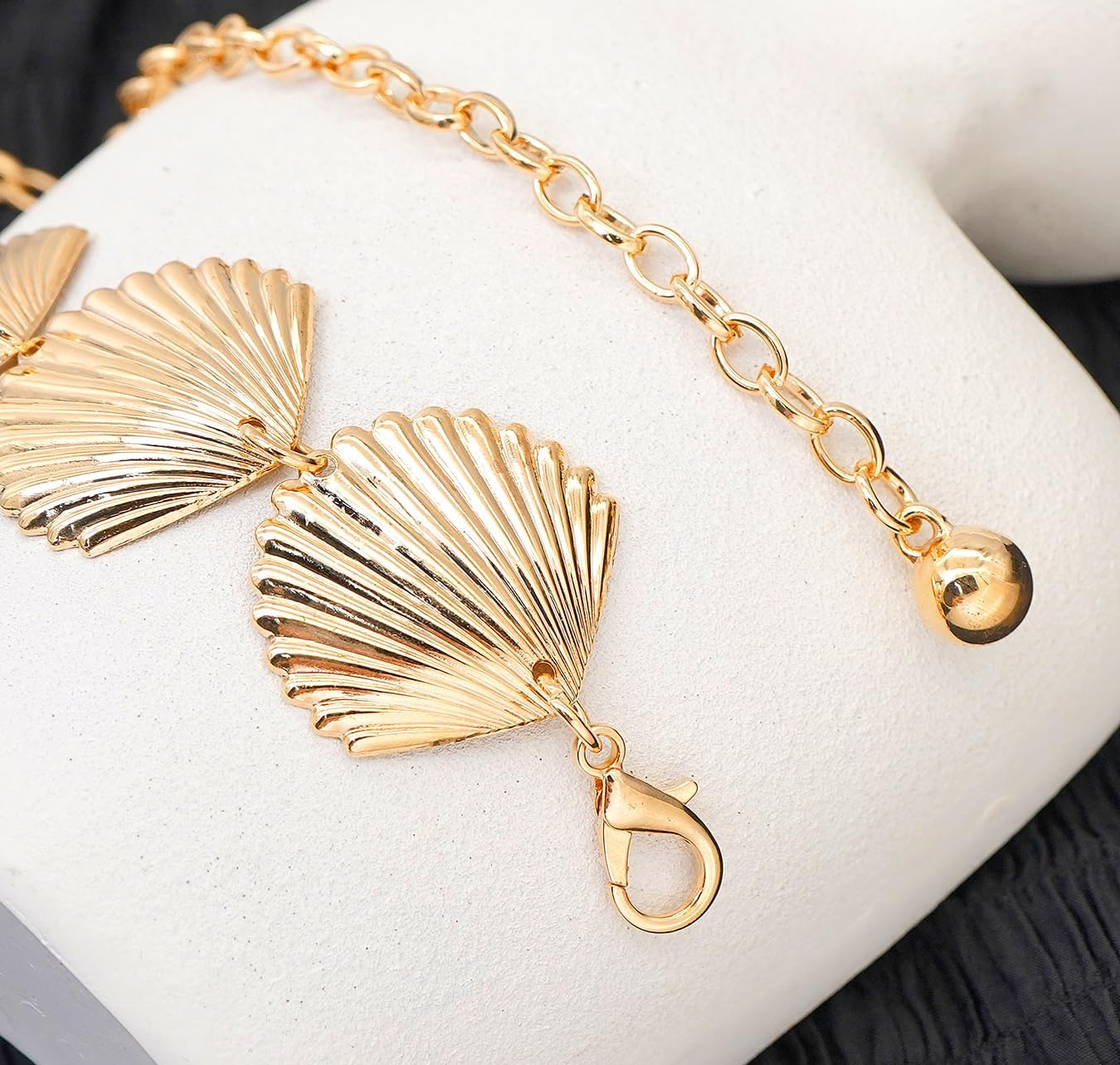 Women's Bohemian Style Waist Chain Metal Chain Belts for Dress Pants image 4