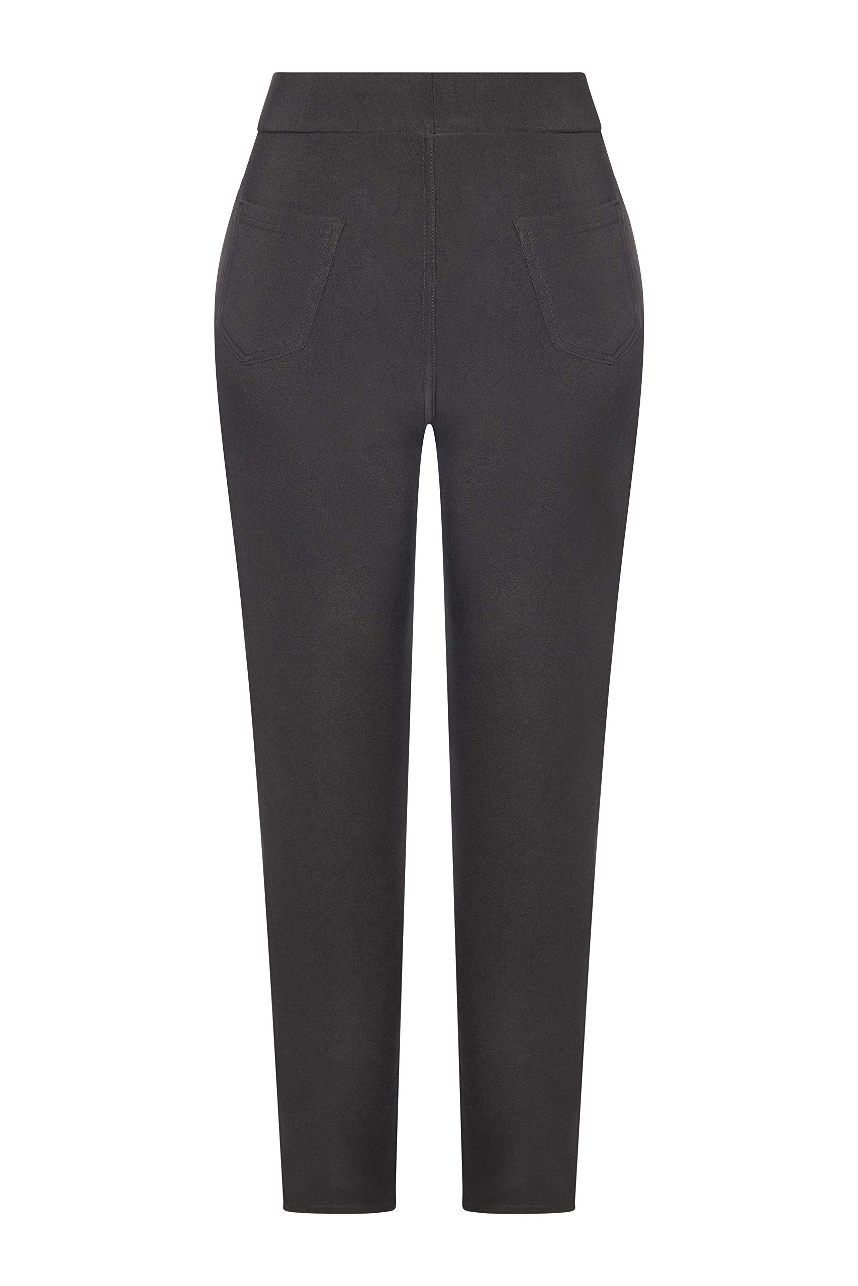 Kendindza - Pantalones térmicos para mujer, forrados con forro polar interior, opacos