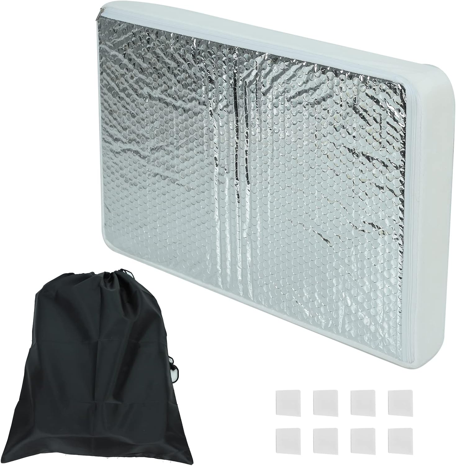 RV Vent Insulator Pillow 14x14x3 Inch | Skylight Cover For Camper Trailer | Reflective Thermal Insert (2-Pack)