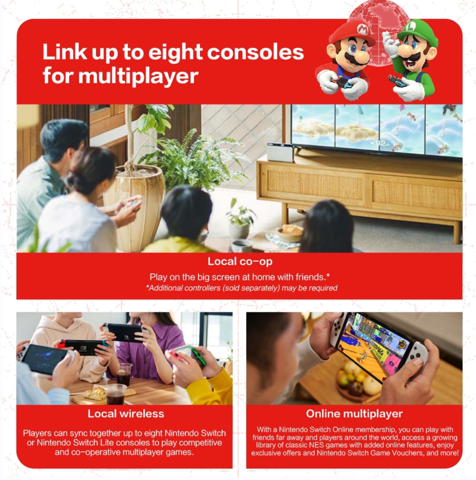 Amazon.com: Nintendo Switch (OLED model) with Neon Blue and Neon