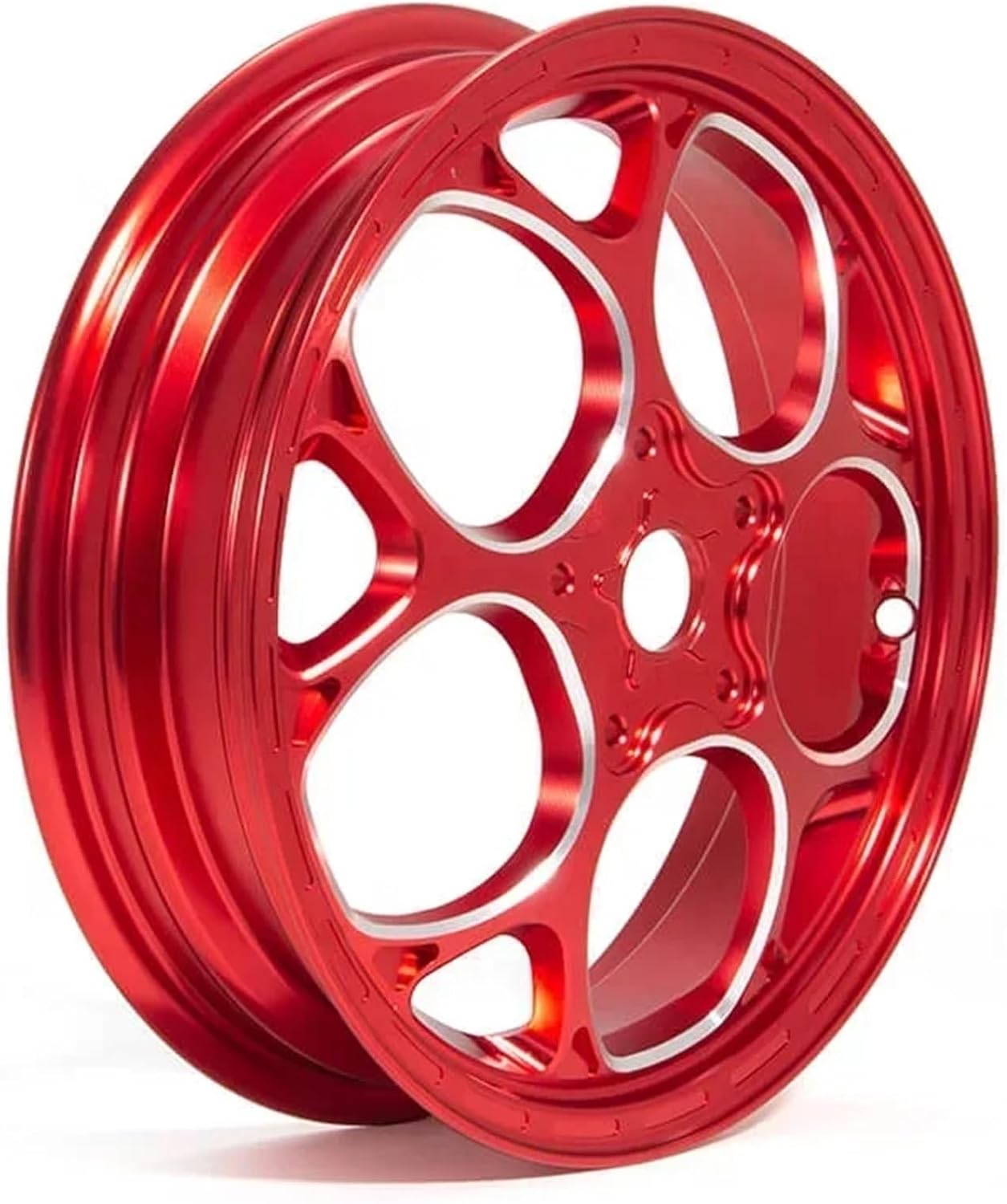 CNC Motorcycle Wheel Rims 3.0x12 Inch Forged Compatible With Piaggio Sprint Primavera 150CC GTS 300CC