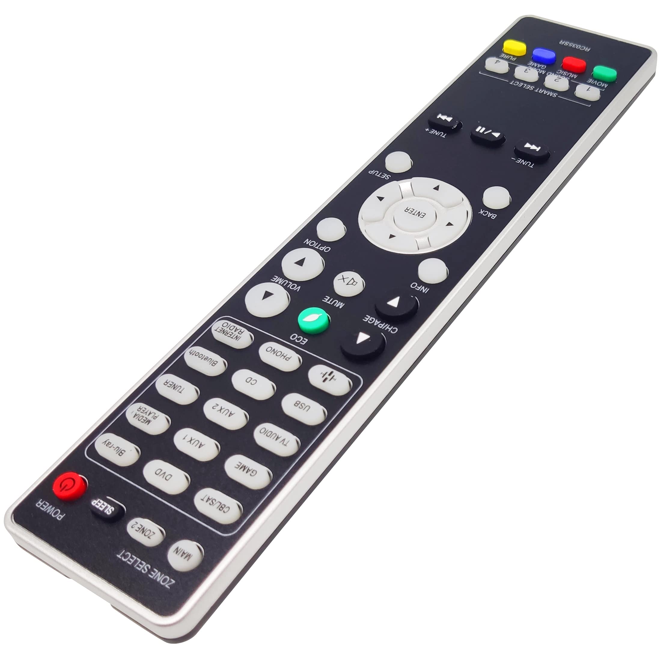 Telecomondo Di Ricambio RC034SR Per Ricevitore AV Marantz NR1608: Compatibile Con NR-1608, Telecomando IR, Plug-and-play, Nessuna Programmazione